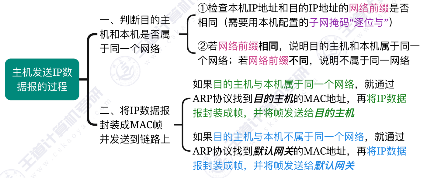 主机发送IP数据报的过程